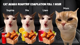 Cat MEMES Roadtrip Compilation Full 1 Hour [upl. by Deron]