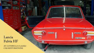 Lancia Fulvia 1600 HF Behind the Scenes  Cotswold Classic Car Restorations [upl. by Anissa]