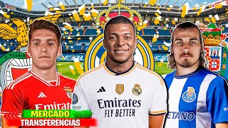 10 TRANSFERENCIAS CONFIRMADAS  RUMORES 2324 Mbappe Real MadridRolheiser BenficaSoyuncu Porto [upl. by Ottinger782]