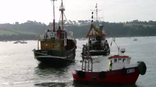 First ship into Richmond Dry Dock Appledore 6 Sep 2012 [upl. by Gyatt]