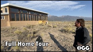 Thrifty couple builds MASSIVE Earthship house on a budget Part 2 [upl. by Rozalin]