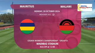 Mauritius vs Malawi Full Highlights Today Match  HollywoodBets COSAFA Womens Championship 2024 [upl. by Bertrand]