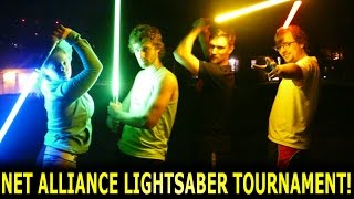 Lightsaber Tournament with the NET Alliance SQUAD [upl. by Novyaj]