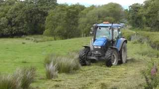 Rush Topping near the Sea  New Holland Tractor [upl. by Katina580]