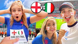 Surprising my Girlfriend with 10000 EURO FINAL Tickets England vs Italy [upl. by Triny]