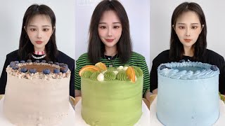 ASMR Dessert Mukbang Creamy Crepe Cakes 디저트 먹방 🍰  Eating Sounds [upl. by Marylinda]