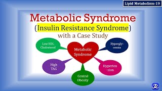 19 Metabolic Syndrome Diagnostic Criteria amp Pathogenesis  Lipid Metabolism 19  Biochemistry [upl. by Ynnhoj]