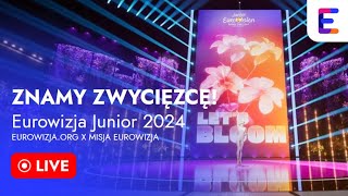 LIVE Znamy Zwycięzcę  Eurowizja Junior 2024 [upl. by Ailongam]