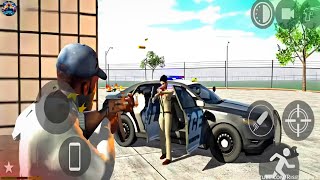 Drive Big police Car and Unload Stone  Fight With Police Android Gameplay New Video  Car Simulator [upl. by Aggappora543]