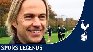 Spurs TV  Ian Walker stops by training [upl. by Siravart]