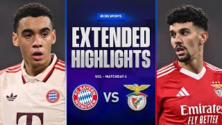 Bayern vs Benfica Extended Highlights  UCL League Phase MD 4  CBS Sports Golazo [upl. by Larret]