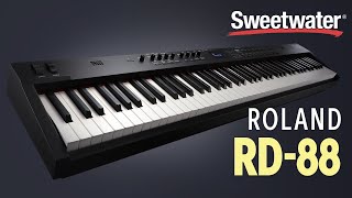 Roland RD88 88key Stage Piano Demo [upl. by Eerpud]