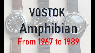 First 3 generations Vostok Amphibian 1967 to 1989 [upl. by Aiva]