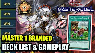 Branded BEST Deck My NEW MASTER 1 BRANDED DESPIA Deck List amp Gameplay Master Duel [upl. by Hanni]