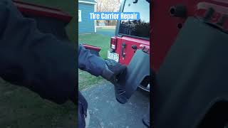 Tire Carrier Repair [upl. by Nodnas]