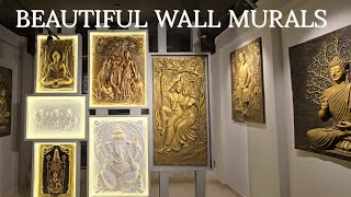 Customize Designer Relief Art Wall Murals Traditional Modern Fetaure Walls  Artociticom Stone Art [upl. by Assirat61]