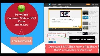 How to Download Slide PPT From SlideShare Which are Disable to Download  Slideshare Download [upl. by Abshier]