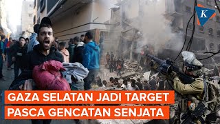 Gencatan Senjata Usai Israel Lanjut Gempur Gaza Selatan [upl. by Aniez]