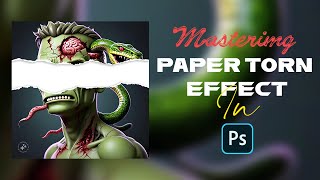 Photoshop Tutorial  Mastering Torn Paper Effect [upl. by Mendelson]