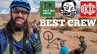 MTB MOAB  Slick Rock Trail with Seths Bike Hacks and BKXC  The Singletrack Sampler [upl. by Enyehc647]