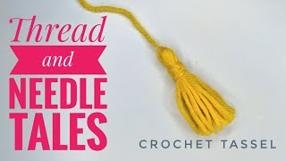 How to make tassels for crochet projects howtocrochet easycrochet crochetforbeginners [upl. by Aicsile]