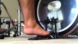 DW5000 Double Bass Pedal Test [upl. by Leval]