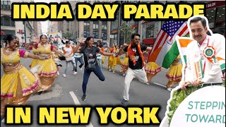 Largest India Day Parade Celebration In New York 2024  Rohan Virdi  Pankaj Tripathi [upl. by Calmas]