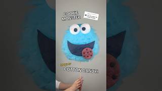 COOKIE MONSTER MADE OF COTTON CANDY [upl. by Mali]