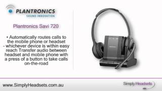 Plantronics Savi 720 Video Overview [upl. by Areemas]