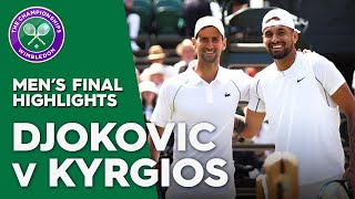 2022 Wimbledon Mens Final Highlights Novak Djokovic vs Nick Kyrgios  Wide World of Sports [upl. by Aroc]