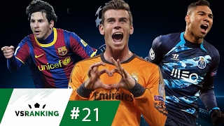 OS 10 GOLAÇOS DAS OITAVAS DA CHAMPIONS LEAGUE  VSRanking 21 [upl. by Eisac]