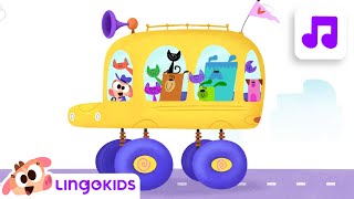 WHEELS ON THE BUS 🚌🎶 Nursery Rhymes  Lingokids [upl. by Astraea]