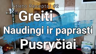 Sportininkų maistas  Pusryčiai  Avižos  Kiaušiniai  Riešutų sviestas  Atleto Receptai 2 [upl. by Gabbert]