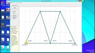 MDSolids 2  Solve Truss [upl. by Reinnej]