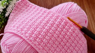 Unique Very Easy Crochet sewing pattern baby blanket consisting of two rows for beginners [upl. by Gertrude]