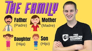 🇺🇸 LA FAMILIA EN INGLES  Familia inmediata y extendida  Vocabulario completo [upl. by Vasilek]