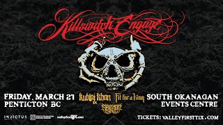 Killswitch Engage Coming to Penticton March 21 [upl. by Ladew319]