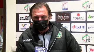 FoggiaAvellino20Mister Gautieri nel post gara [upl. by Vod]