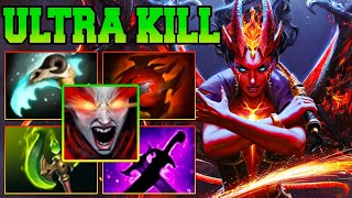 21 Kills QOP Dota 2 Safelane  Best Queen Of Pain Dota 2 Pro Gameplay Guide Build 735 [upl. by Ahsimed857]