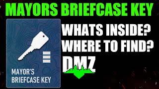 Mayors Briefcase Key DMZ Vondel Location WHATS INSIDE Where to find Season 4 Guide [upl. by Muslim549]