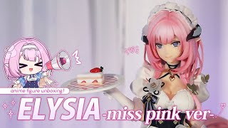 ELYSIA IS PERFECT 💖  Honkai Impact Anime Figure Unboxing [upl. by Edda]