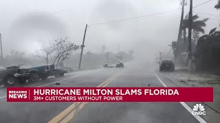 Hurricane Milton slams Florida [upl. by Pich]