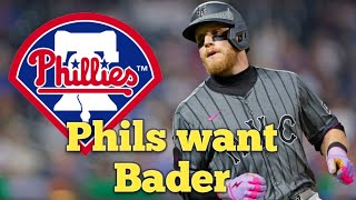 Phillies want Mets OF Harrison Bader [upl. by Hguh]