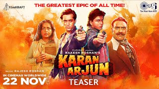 Karan Arjun Movie ReRelease In Theatres Teaser Salman Khan Shah Rukh Khan  Rakesh Roshan [upl. by Onida381]