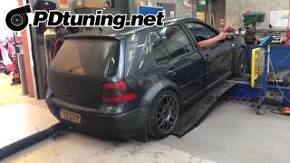 VW Golf PD150  GP Turbos GT1752 hybrid dyno runs [upl. by Ialocin]