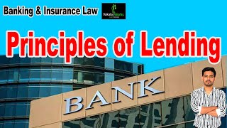 Principles of Lending  Banking amp Insurance Law  Hardik Mishra [upl. by Bertasi]