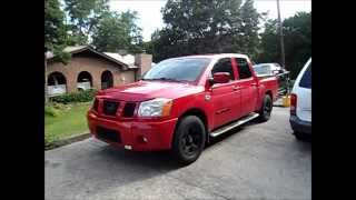 0413 NISSAN TITAN EXHAUST INSTALL [upl. by Shanney529]