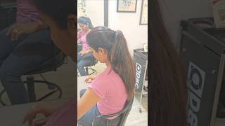 Elegant tresses ponytail after Haircut Full Video link in description and comment section [upl. by Gaudette]