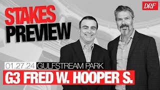 Grade 3 Fred W Hooper Stakes Preview  January 27 2024 [upl. by Belayneh]