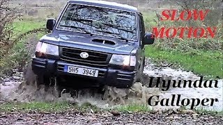 HYUNDAI GALLOPER  Slow motion [upl. by Avenej]